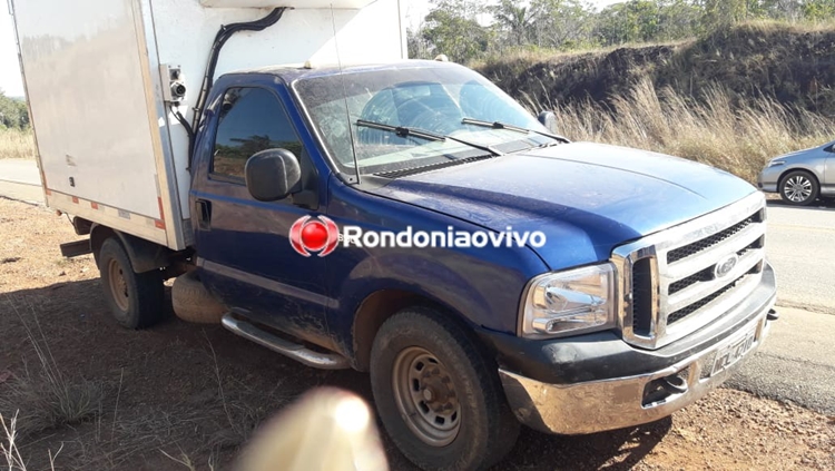 DILIGÊNCIAS: Caminhão furtado é recuperado pela Polícia Civil na BR-319 em Porto Velho