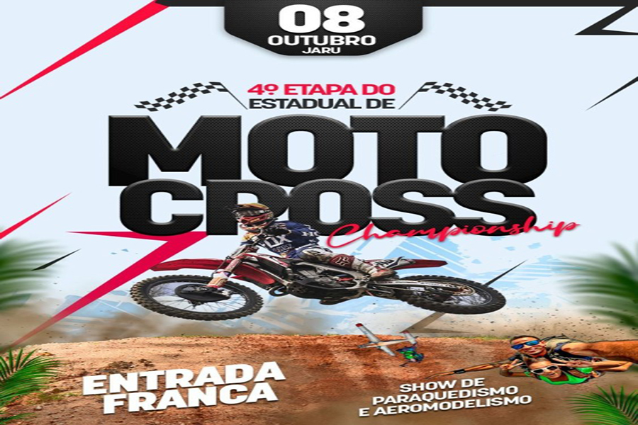 ADRENALINA: 4ª etapa do Estadual de Motocross acontece em Jaru neste final de semana