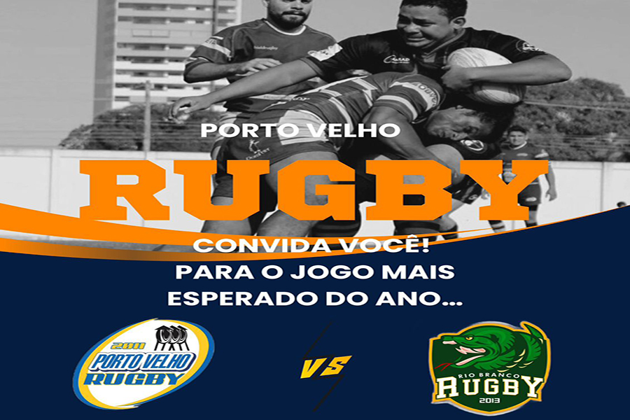 AMISTOSOS: Porto Velho Rugby-Candirú enfrenta Rio Branco Rugby-Sucuris, na capital