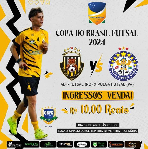 COPA DO BRASIL: Deportivo Futsal irá representar Rondônia na 1ª fase da competição Nacional