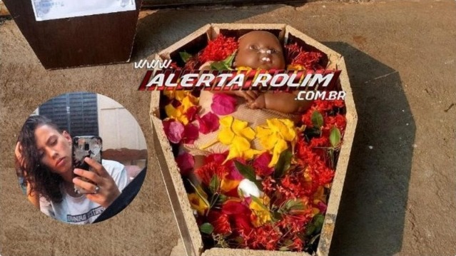 MACABRO: Testemunha de homicídio recebe caixão com boneca e flores 