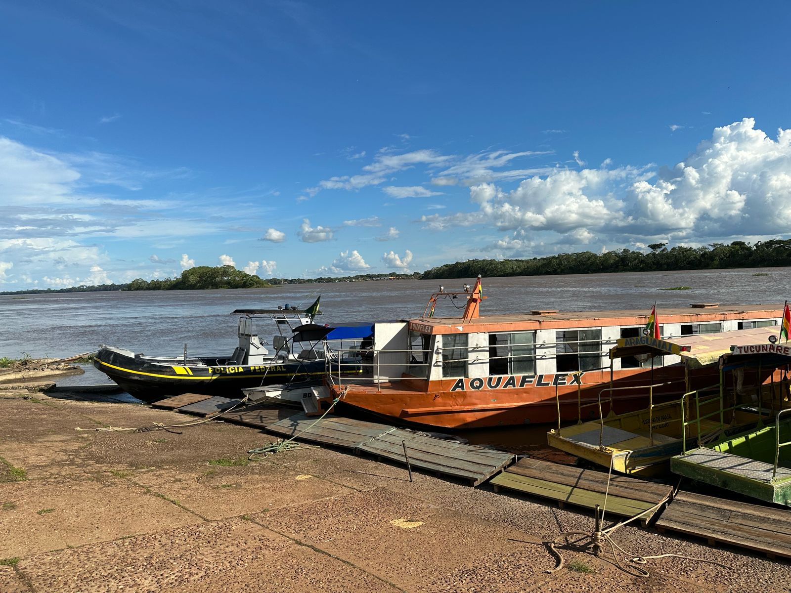 FRONTEIRA: PF RO atua na liberação de embarcação brasileira apreendida na Bolívia 