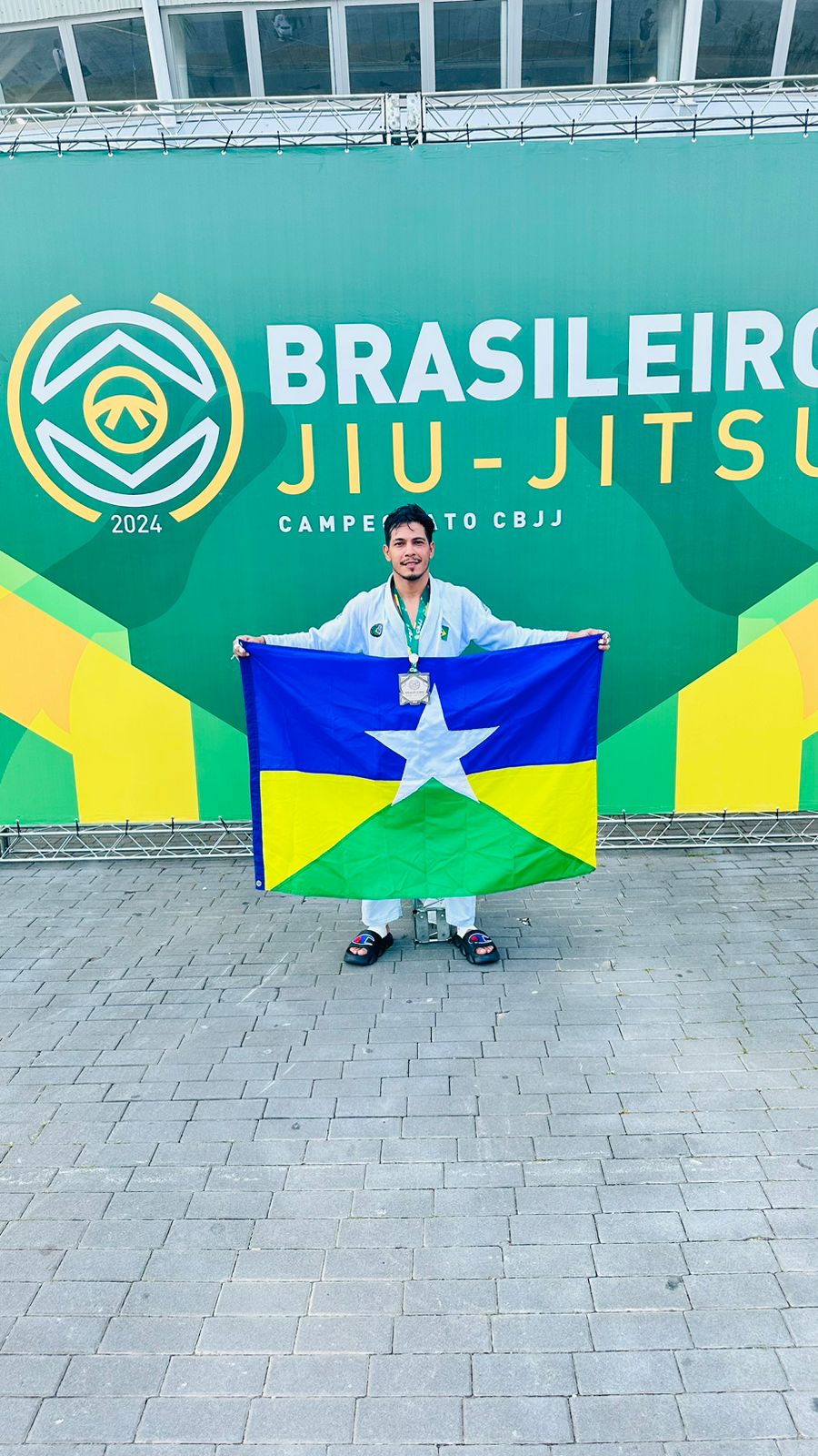 CONQUISTA: Atleta de RO é vice-campeão do Campeonato Brasileiro de Jiu-Jitsu 