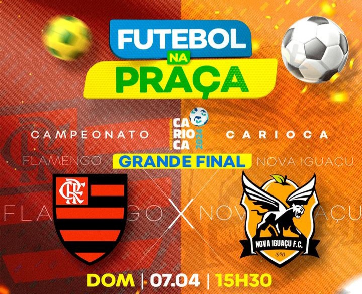 DECISÃO: Final entre Flamengo e Nova Iguaçu acontece neste domingo (07)