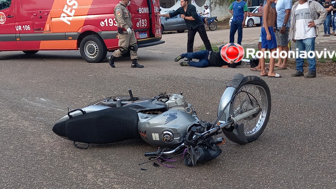 V Deo Motoboy Sofre Fratura Exposta Em Acidente Na Capital