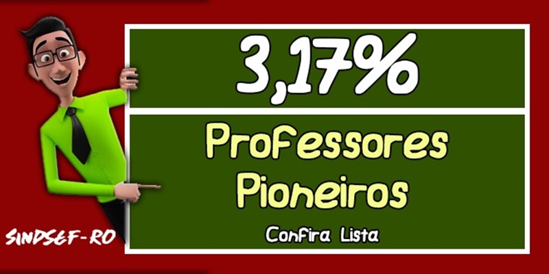 LISTA: Sindsef convoca professores do Ex-Território que estão na ação dos 3,17%