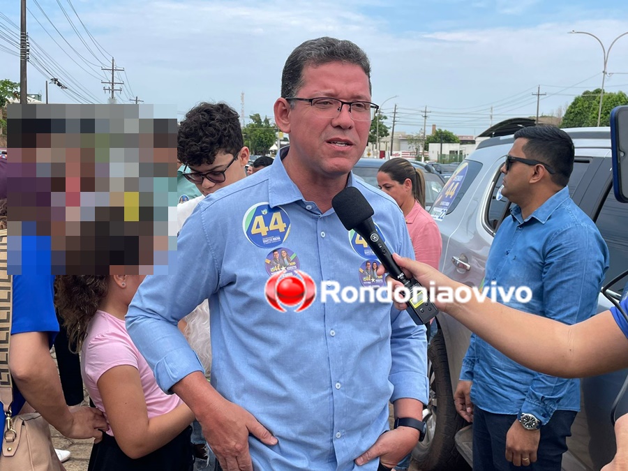 ELEIÇÕES 2022: Governador Marcos Rocha vota na escola Tiradentes em Porto Velho