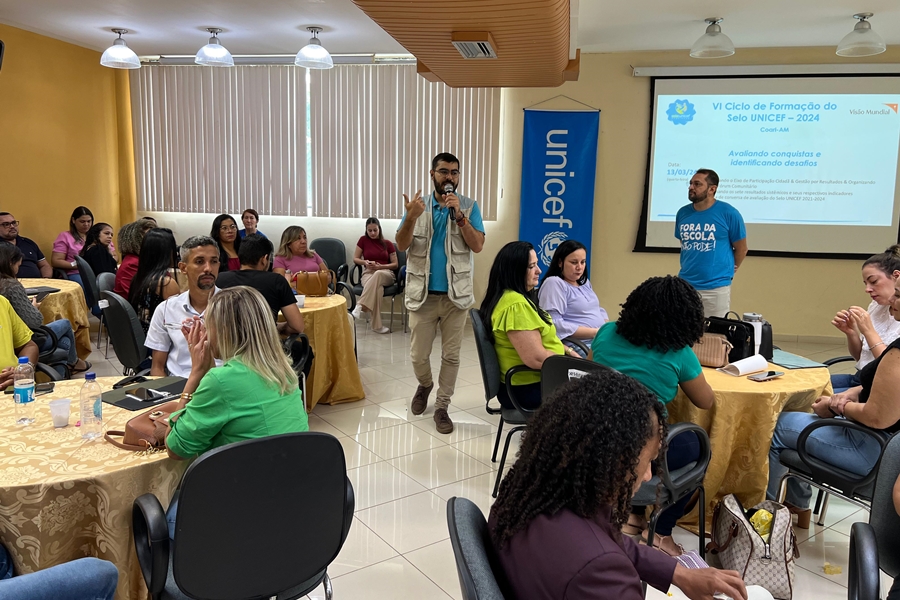 FORMAÇÃO: 52 municípios de Rondônia participam da última capacitação do Selo UNICEF