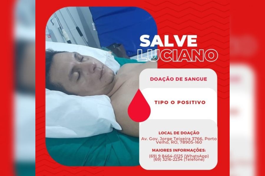 PODE AJUDAR?: Maquiadora pede doações de sangue o+ em Porto Velho