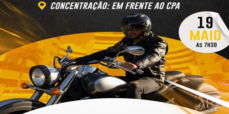 MAIO AMARELO: Detran promove passeio motociclístico no domingo (19)
