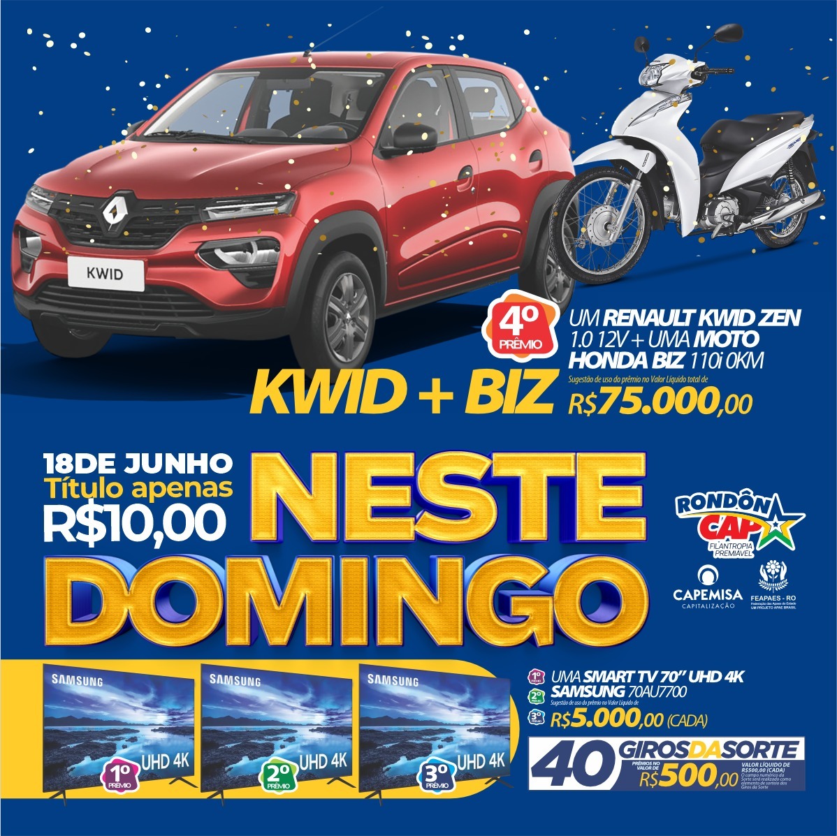 Promoção dos Cartões CAIXA Elo dá uma moto por dia e um prêmio final de R$  500 mil - Passageiro de Primeira