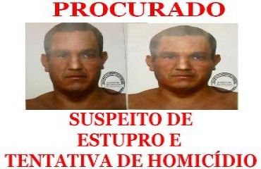 PROCURA-SE- Delegacia de Homicídio divulga foto de homem acusado de estupro e tentativa de homicídio