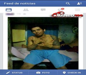 Apenado é flagrado atualizando o facebook dentro de presídio 