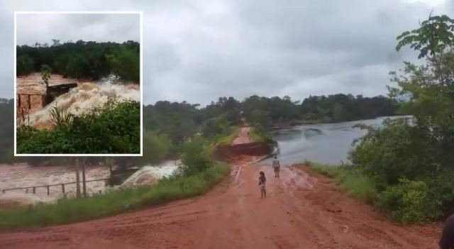 VÍDEO: Barragem de hidrelétrica rompe em MT e assusta população