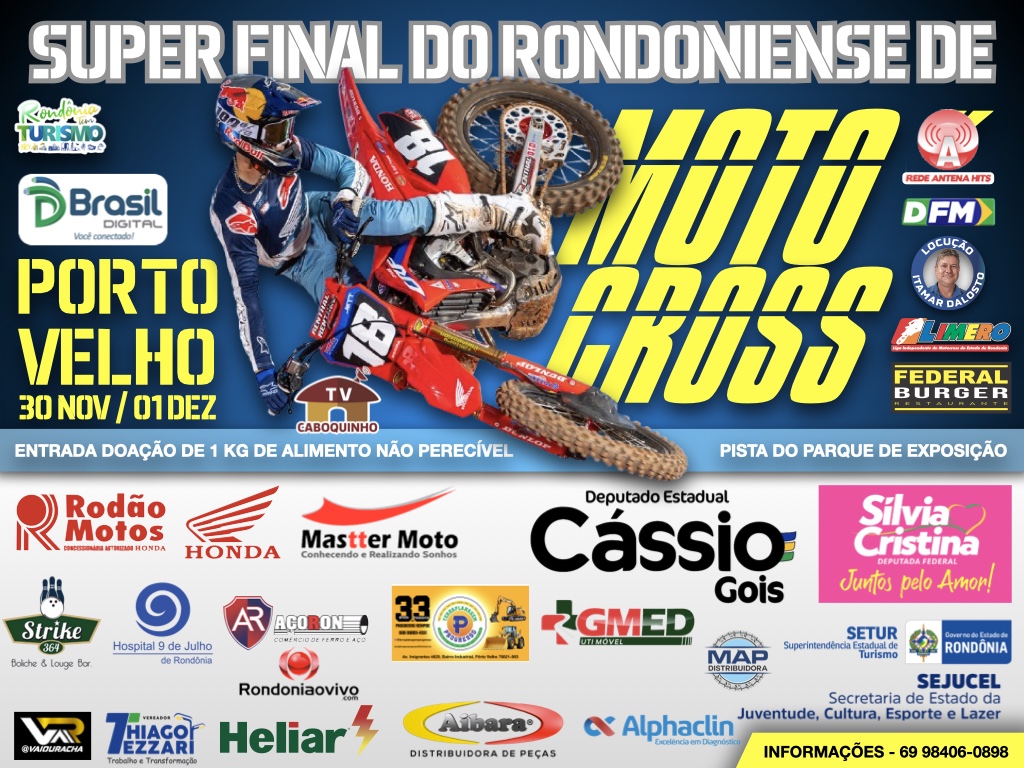 MOTOCROSS: Final do Campeonato Estadual da Limero acontece em Porto Velho