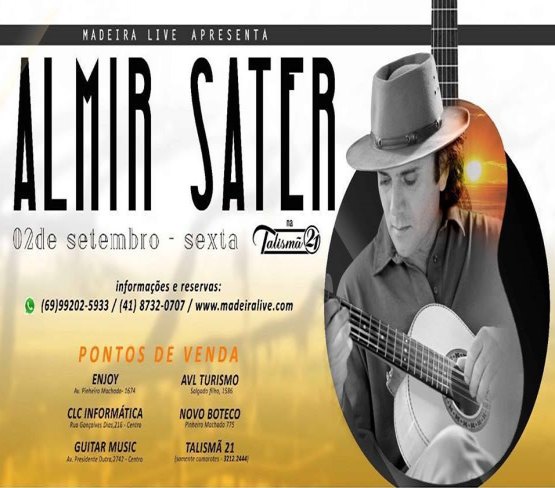 Show do cantor Almir Sater 