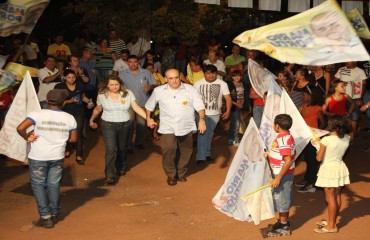 Em comício, Mario Português diz que vai diminuir as desigualdades