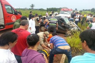 TRÁGICO - Grave acidente na BR 364 mata duas pessoas e deixa quatro feridos - FOTOS e VIDEO