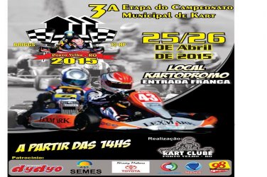 Capital recebe a 3° Etapa do Campeonato Municipal de Kart