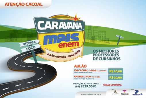 Caravana Mais Enem terá segunda edição em setembro