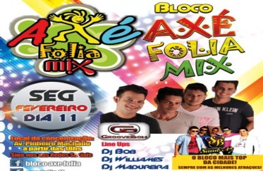 PROMOÇÃO - Axé Folia Mix e Rondoniaovivo sorteiam três abadás para o carnaval 2013 