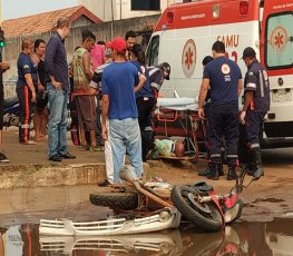 GRAVE: Taxista invade preferencial e provoca acidente