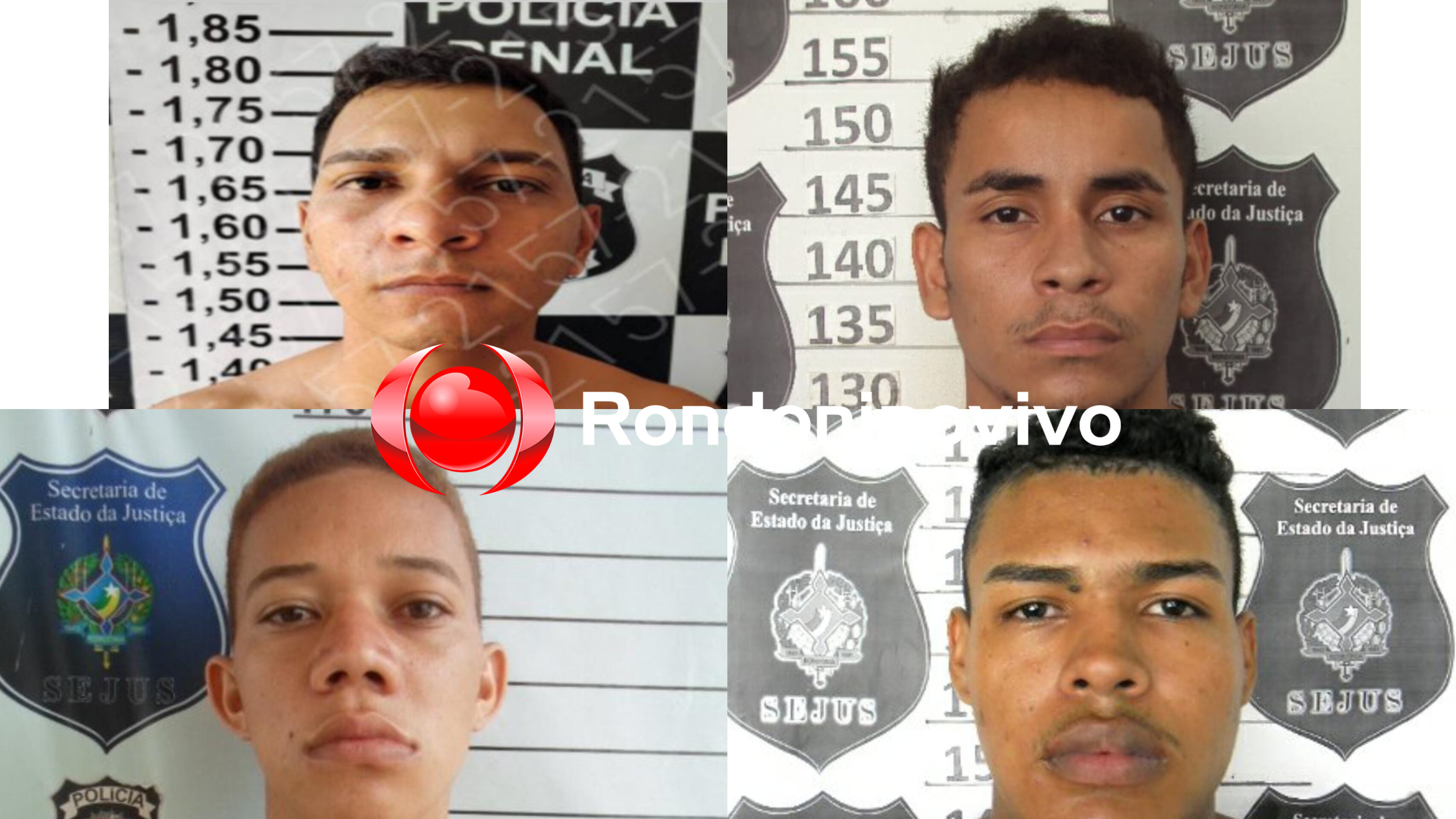 PROCURADOS: Apenados fogem de penitenciária em Porto Velho 