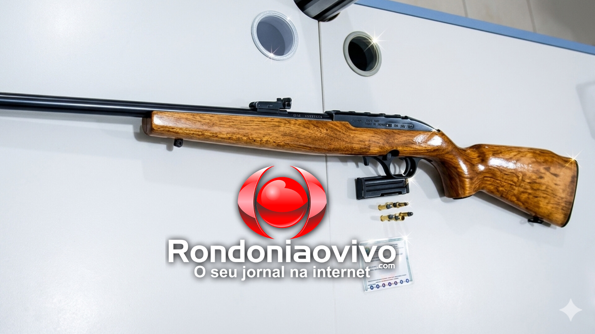 'TENHO DIREITO': Homem bêbado é preso após efetuar disparos de rifle na varanda de casa 