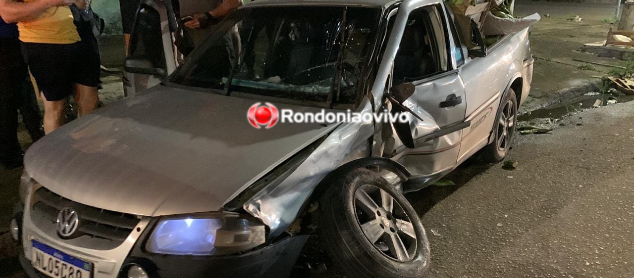 IMPRUDÊNCIA: Grave batida entre carros deixa dois feridos na Pinheiro Machado 