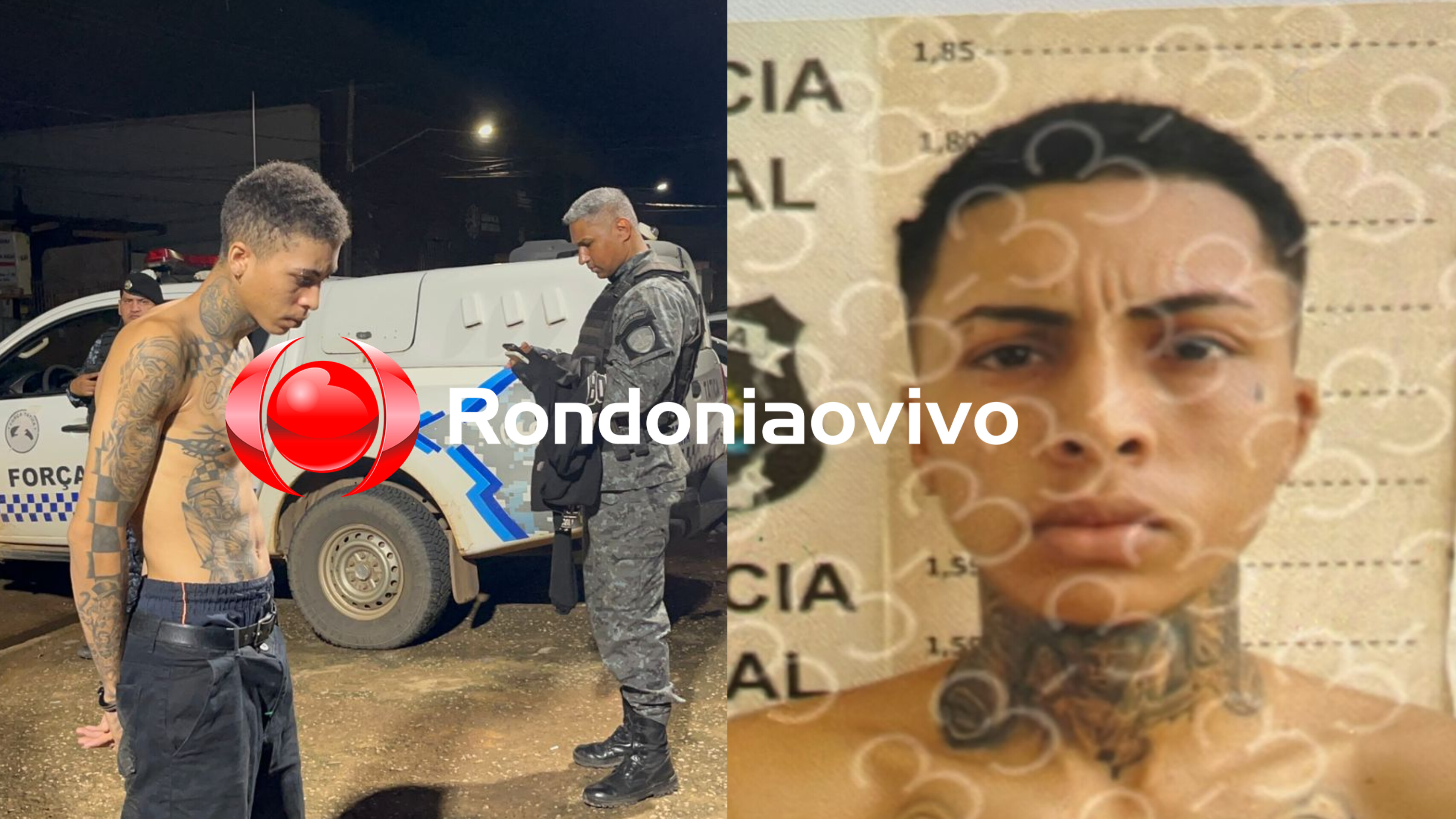 URGENTE: Vulgo 'VG do CV' é preso por explodir bomba em totem no Orgulho do Madeira 