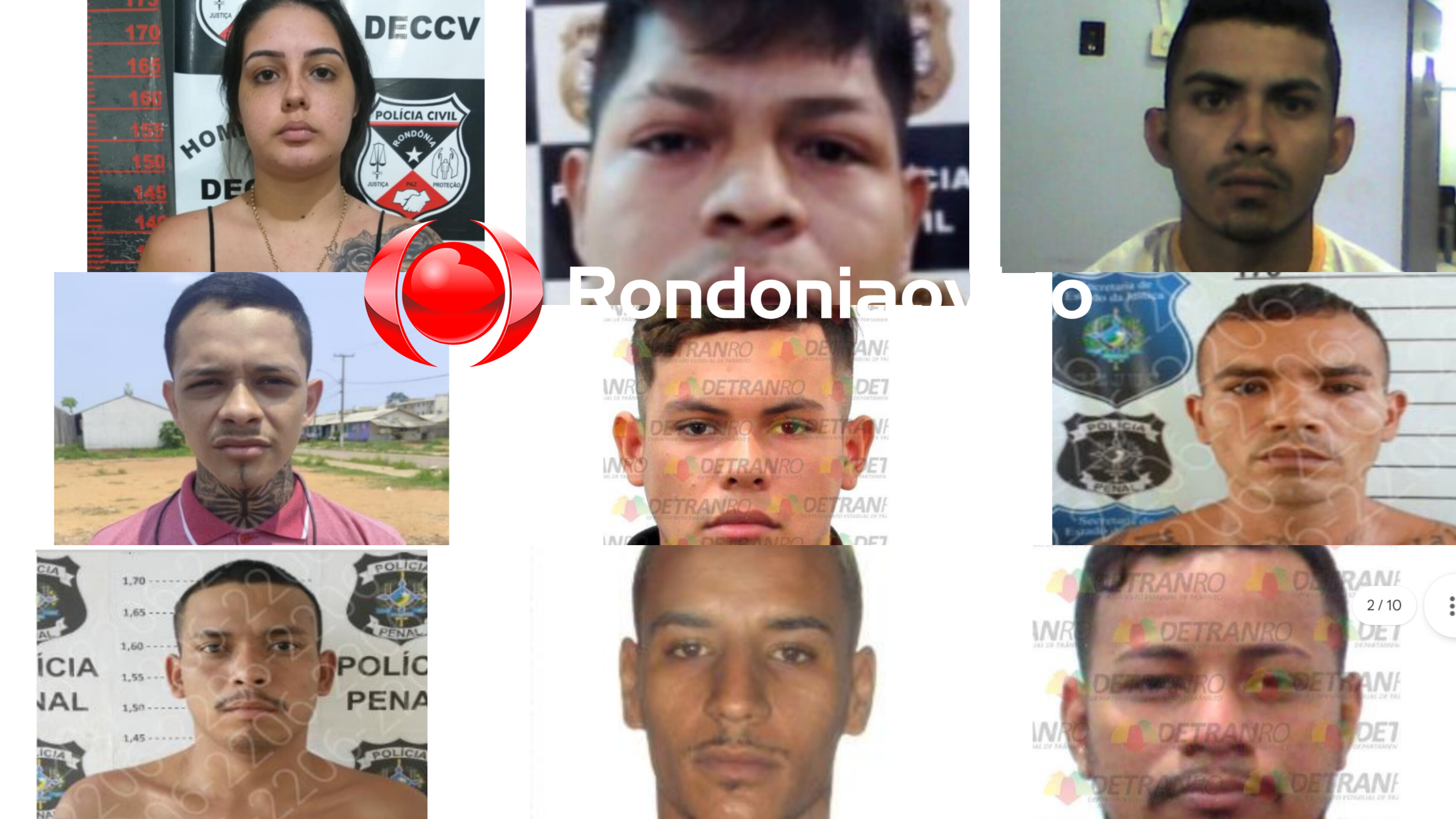 ATAQUES NA CAPITAL: Homicídios divulga imagens de 10 bandidos do CV acusados de execuções 