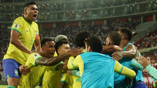 ELIMINATÓRIAS DA COPA 2026: Brasil vence Peru com gol no final da partida