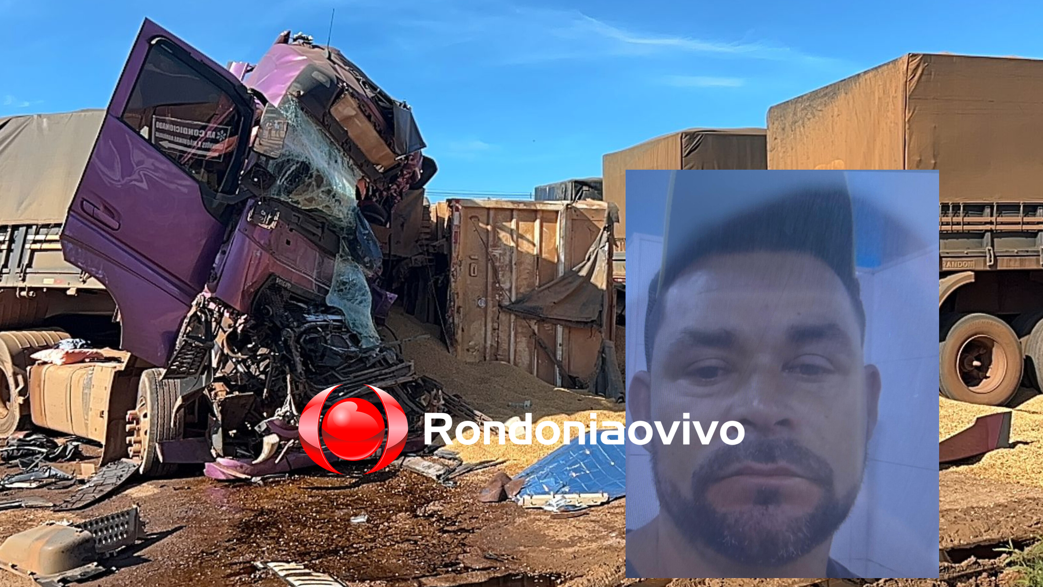 PARE E SIGA: Identificado caminhoneiro que morreu em colisão com engavetamento na BR-364 