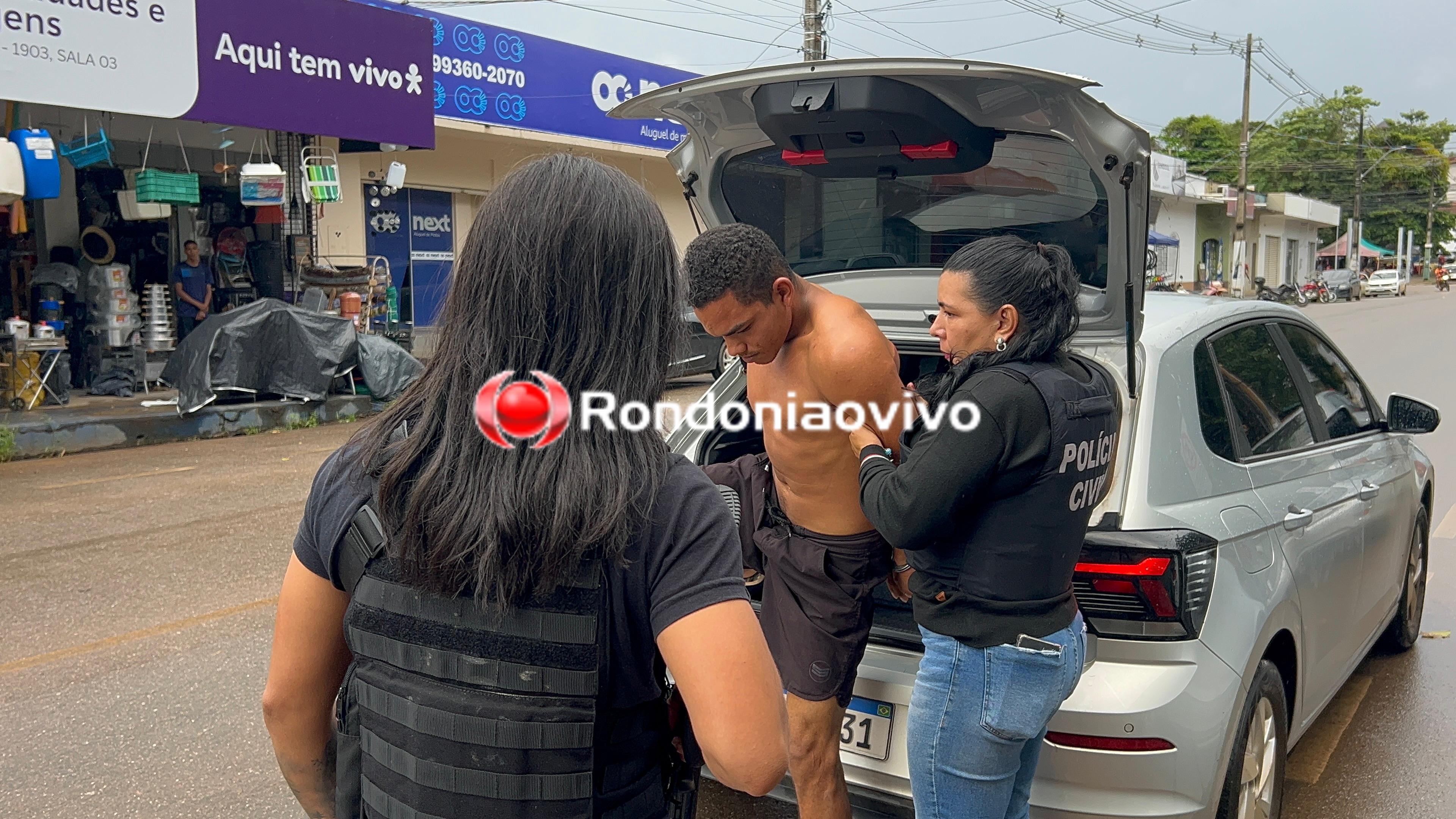 CASO MOTORISTA DE APP: Vídeo mostra criminoso preso chegando na Delegacia de Patrimônio