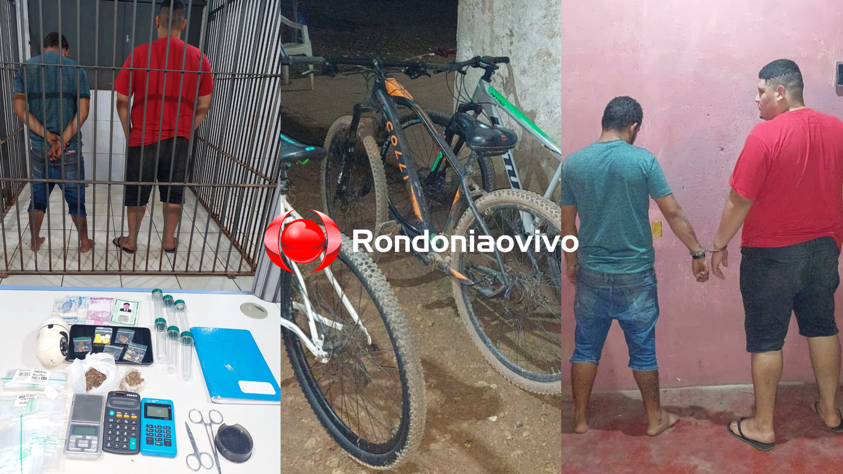 NO APONIÃ: Equipe do sargento Machado prende dupla acusada de tráfico de drogas 