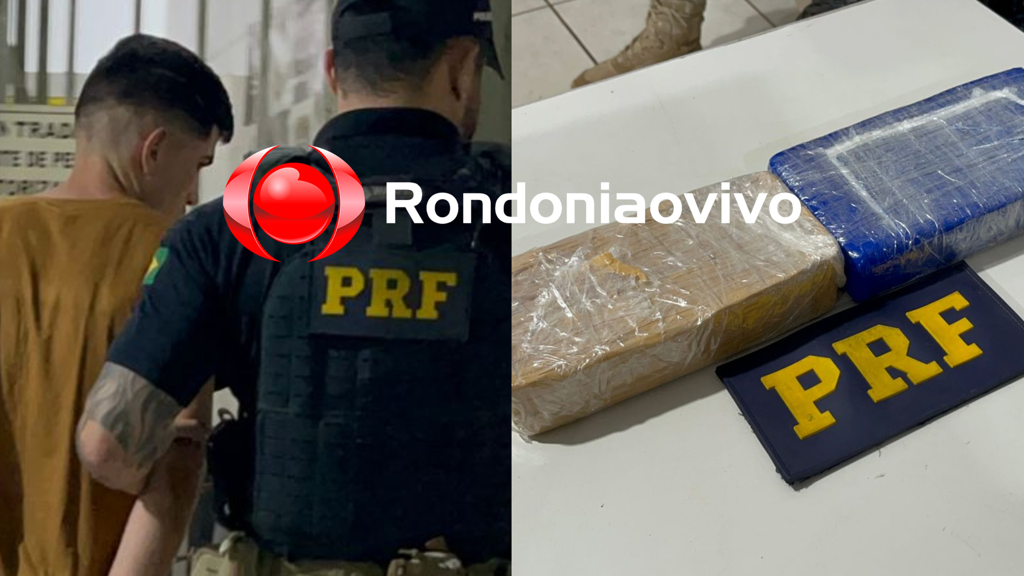 NA BR-364: Passageiro de táxi é preso trazendo dois quilos de entorpecentes para a capital 