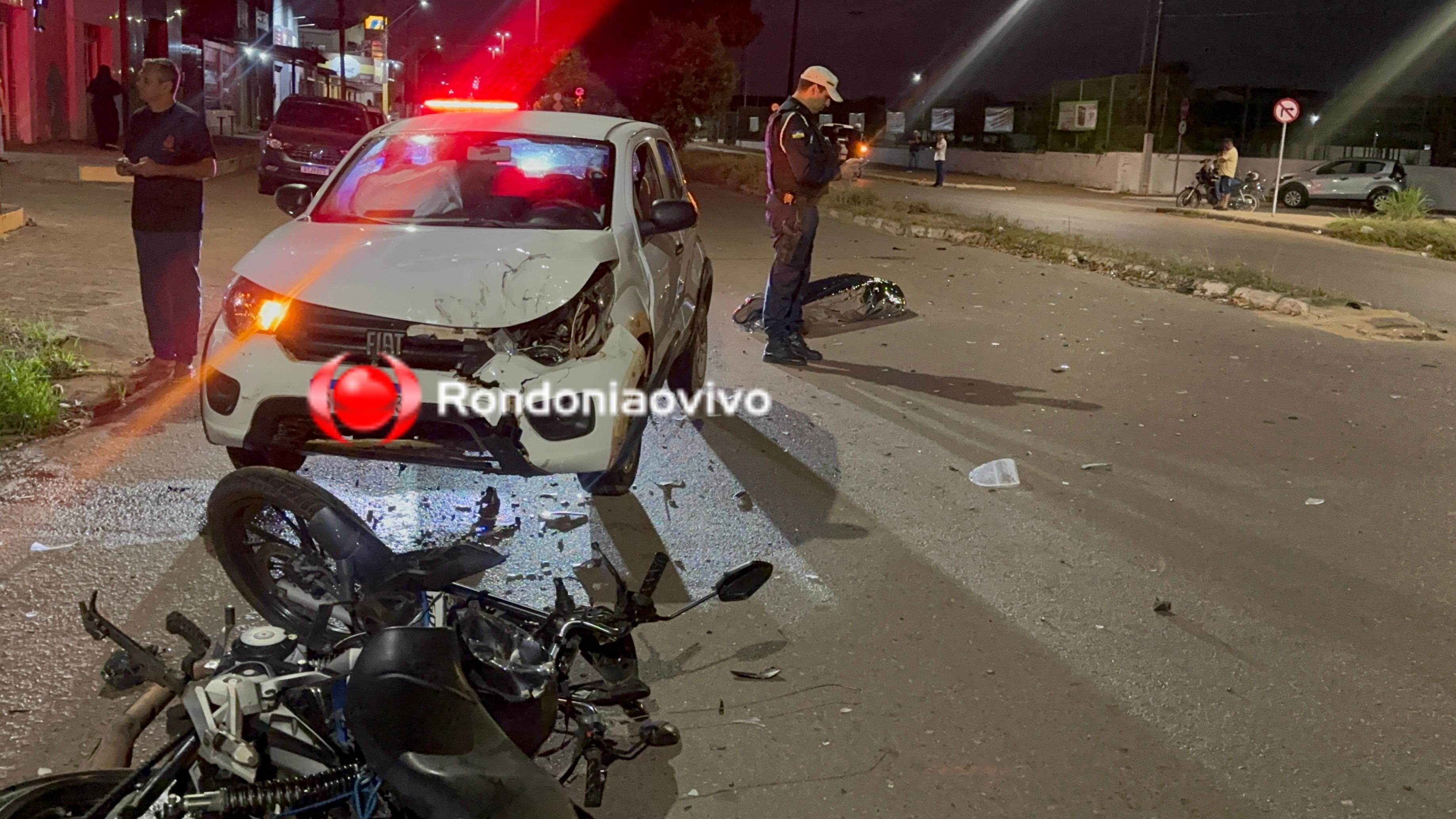 URGENTE: Motociclista morre em acidente envolvendo três veículos 
