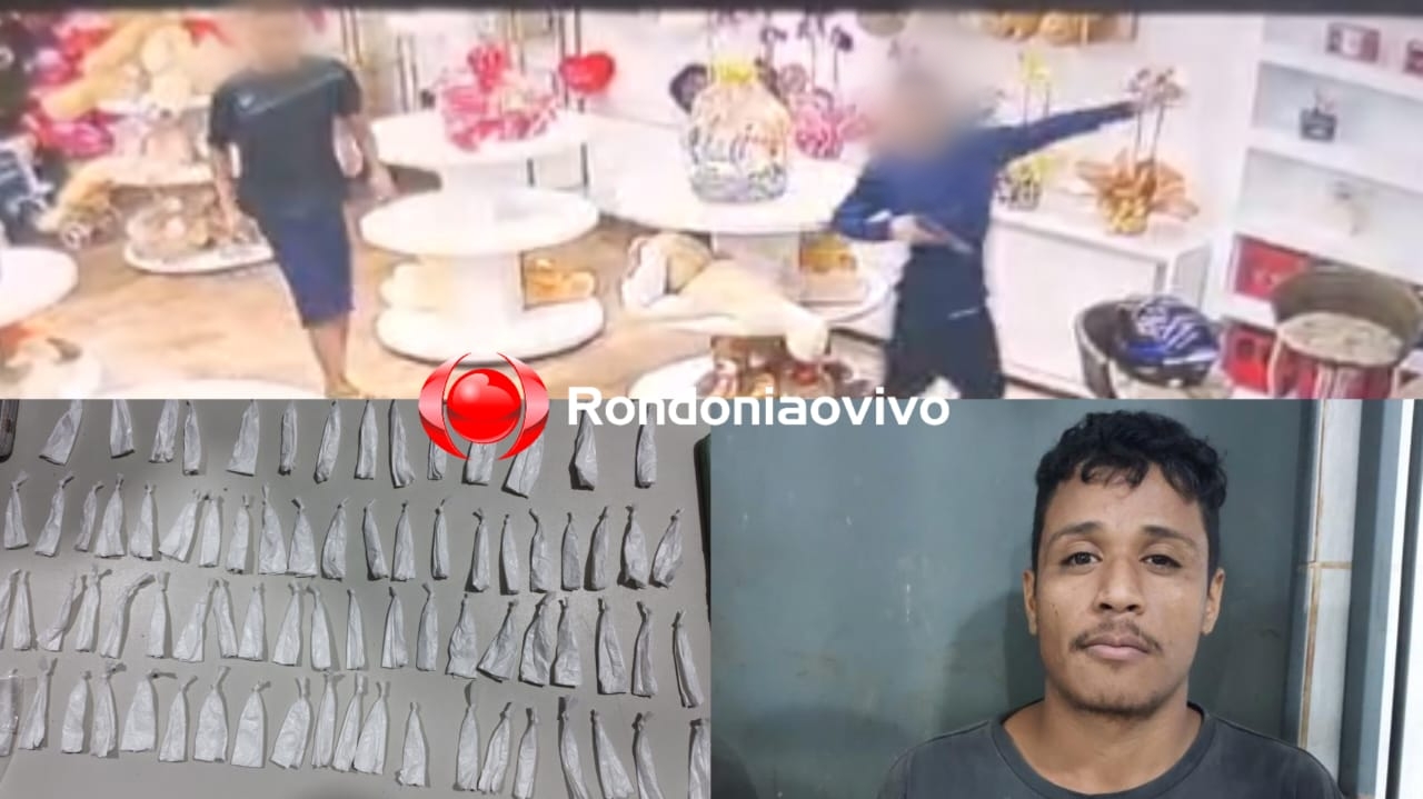 VÍDEO: Após roubo em floricultura, polícia age rápido, fecha boca e prende envolvidos 