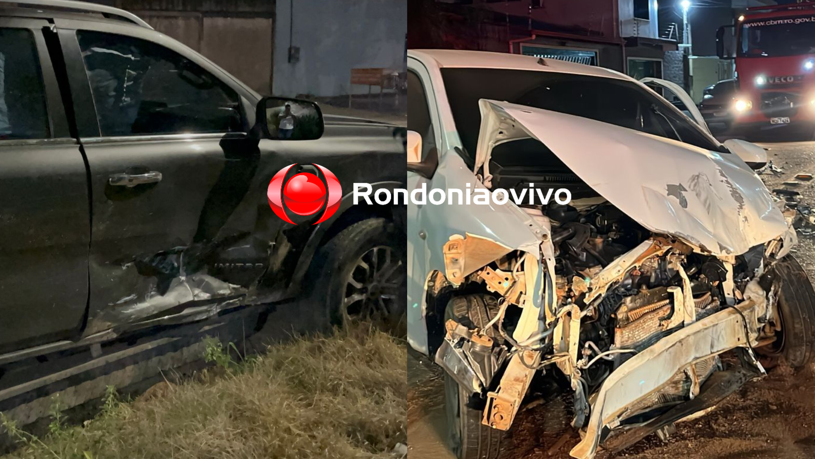 NA PINHEIRO: Motorista sofre ferimentos após forte batida entre veículos 