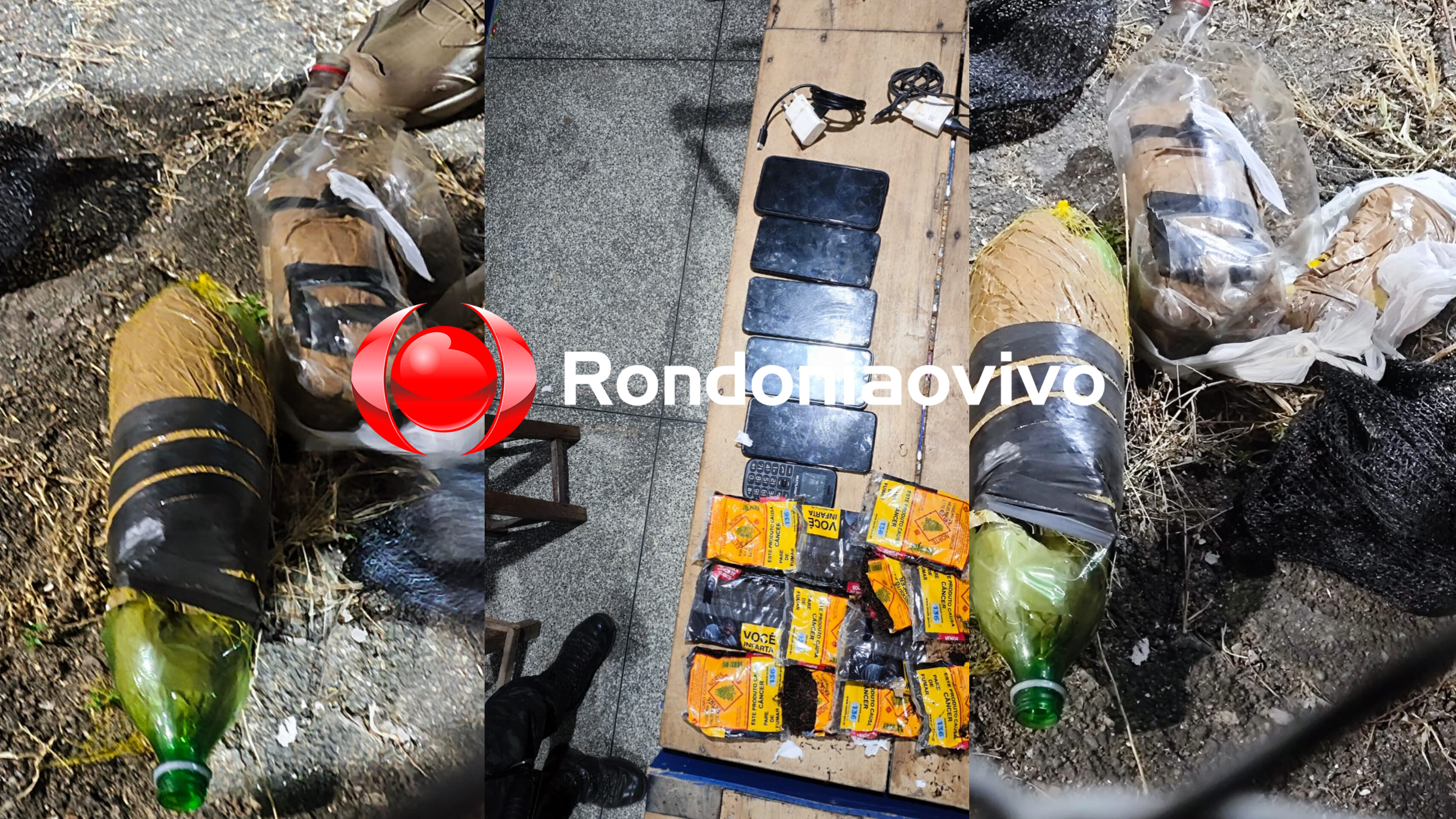 VÍDEO: GAPE intercepta celulares e outros ilícitos arremessados para dentro de presídio