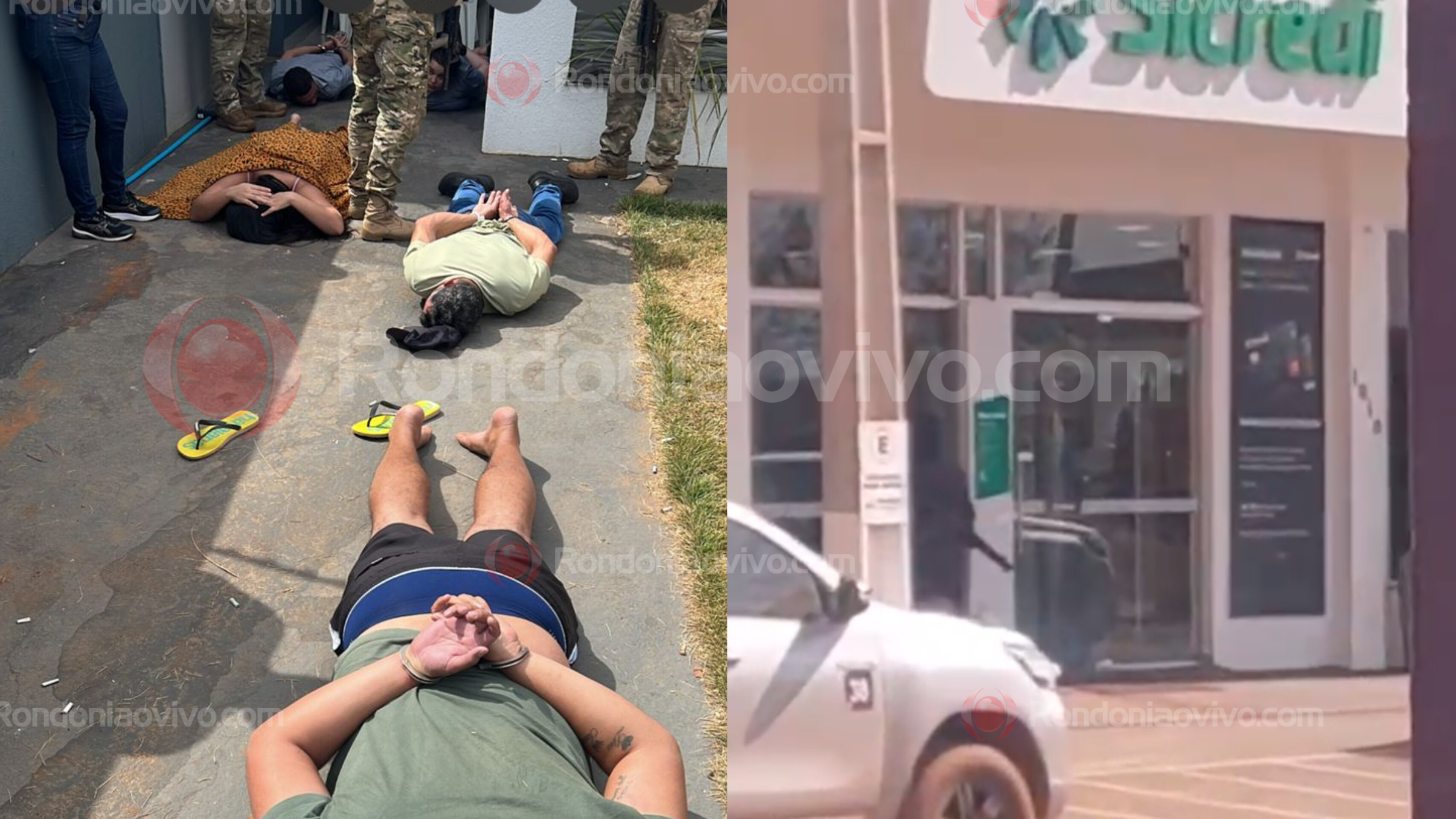 URGENTE: Assaltantes de banco em MT são presos em Rondônia 