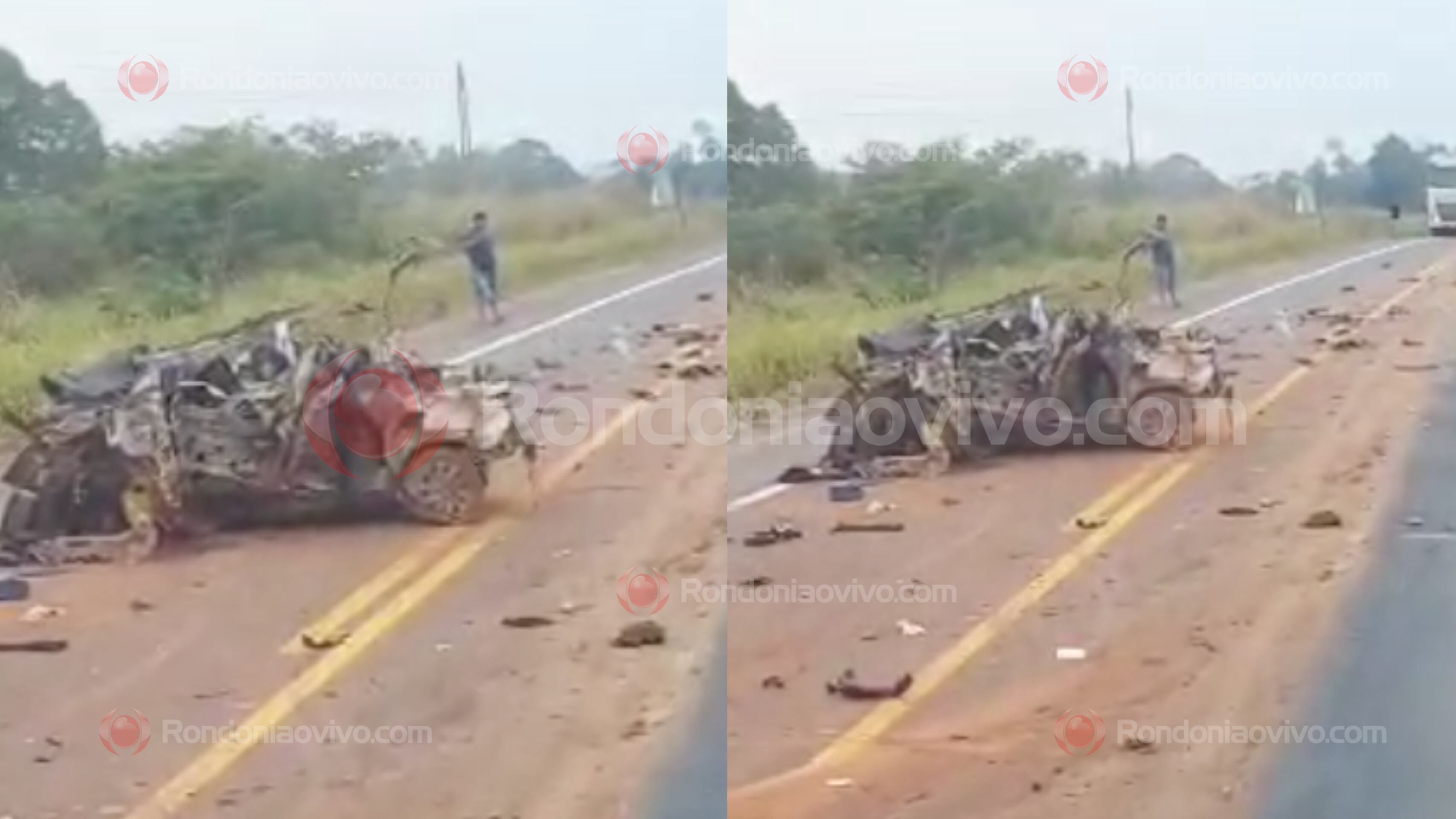 TRÁGICO: Bebê, criança e dois adultos morreram em acidente na BR-364 