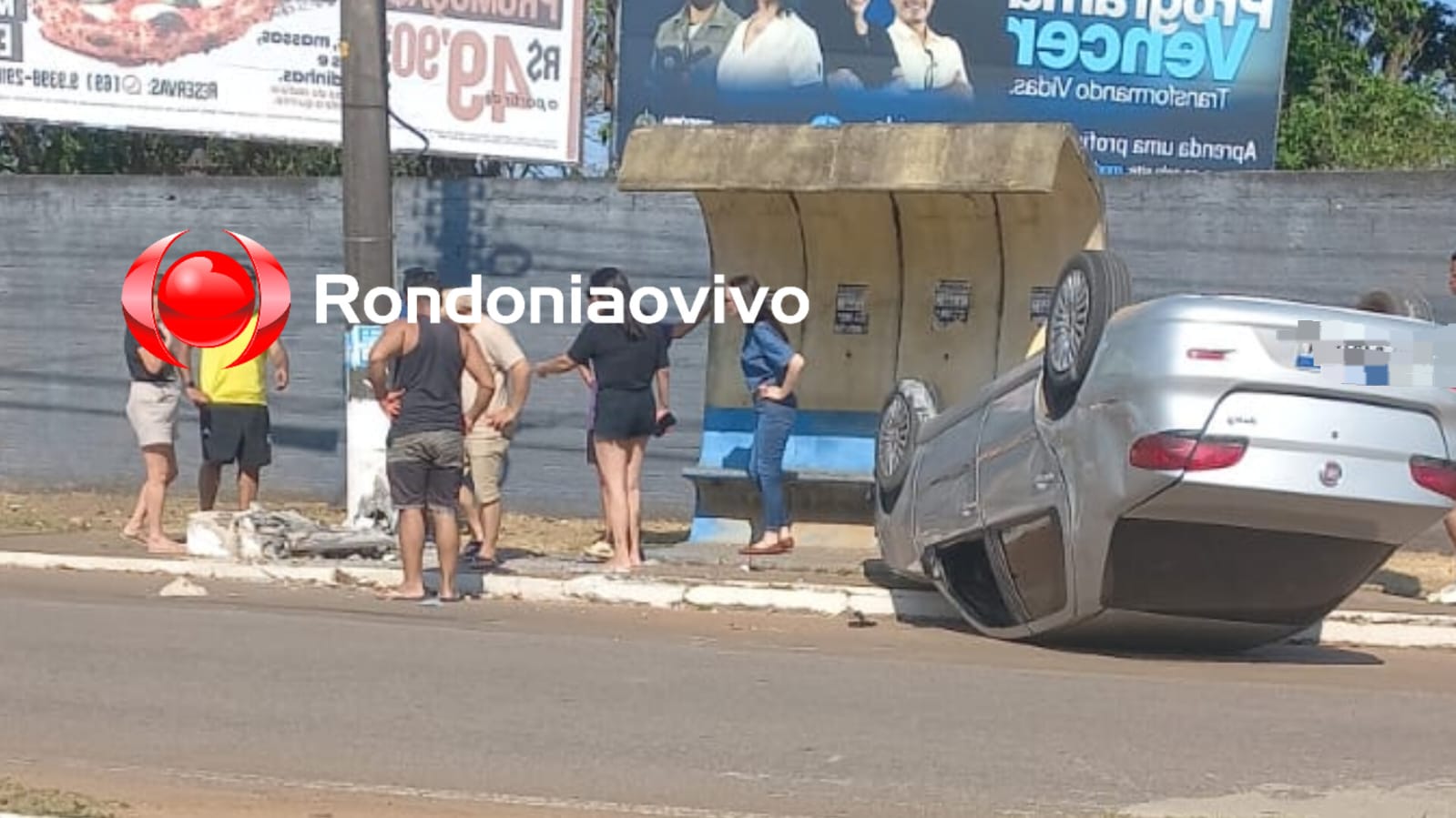 URGENTE: Grave acidente com capotamento é registrado na capital 