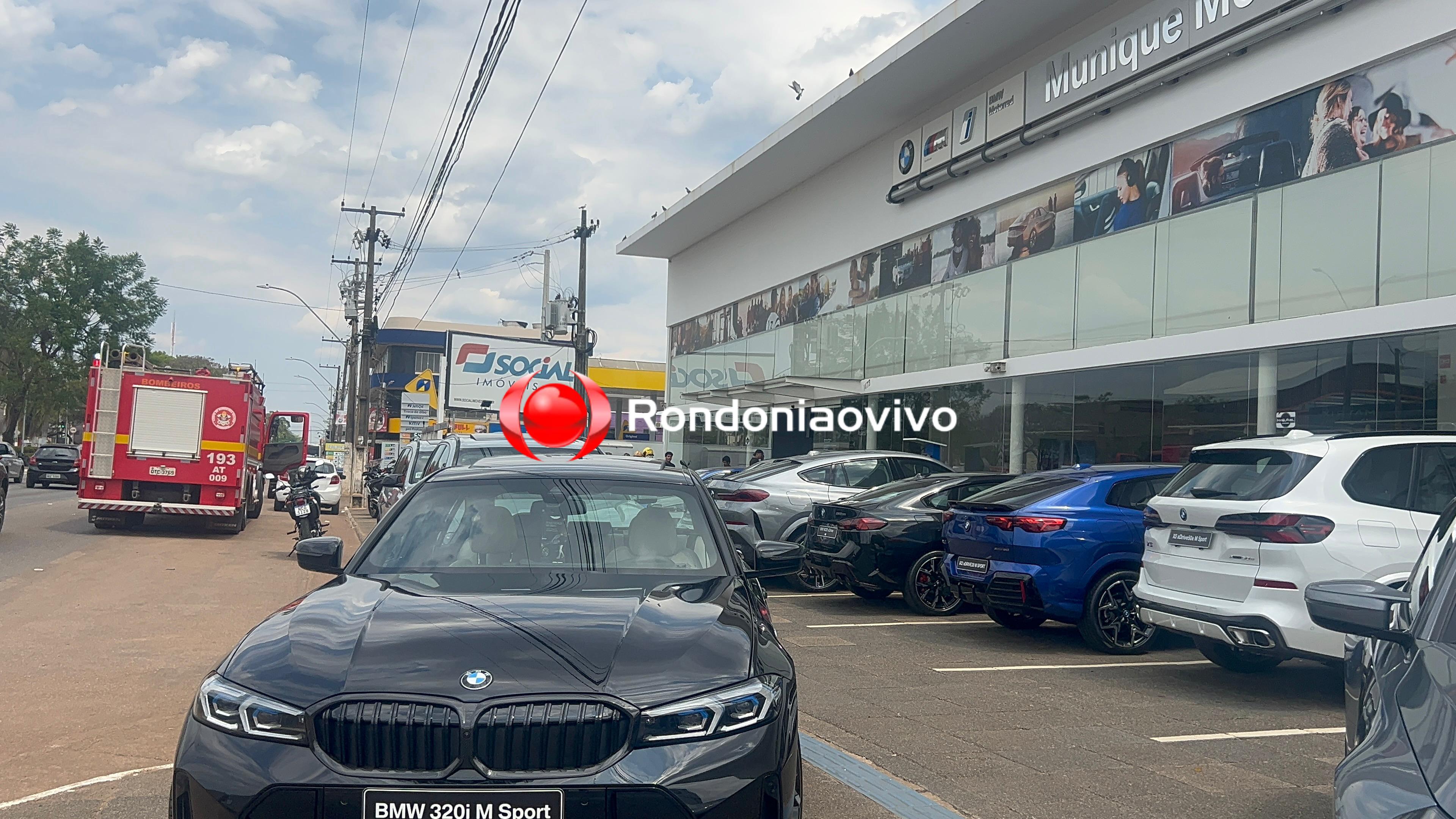 VÍDEO: Princípio de incêndio na concessionária BMW em Porto Velho