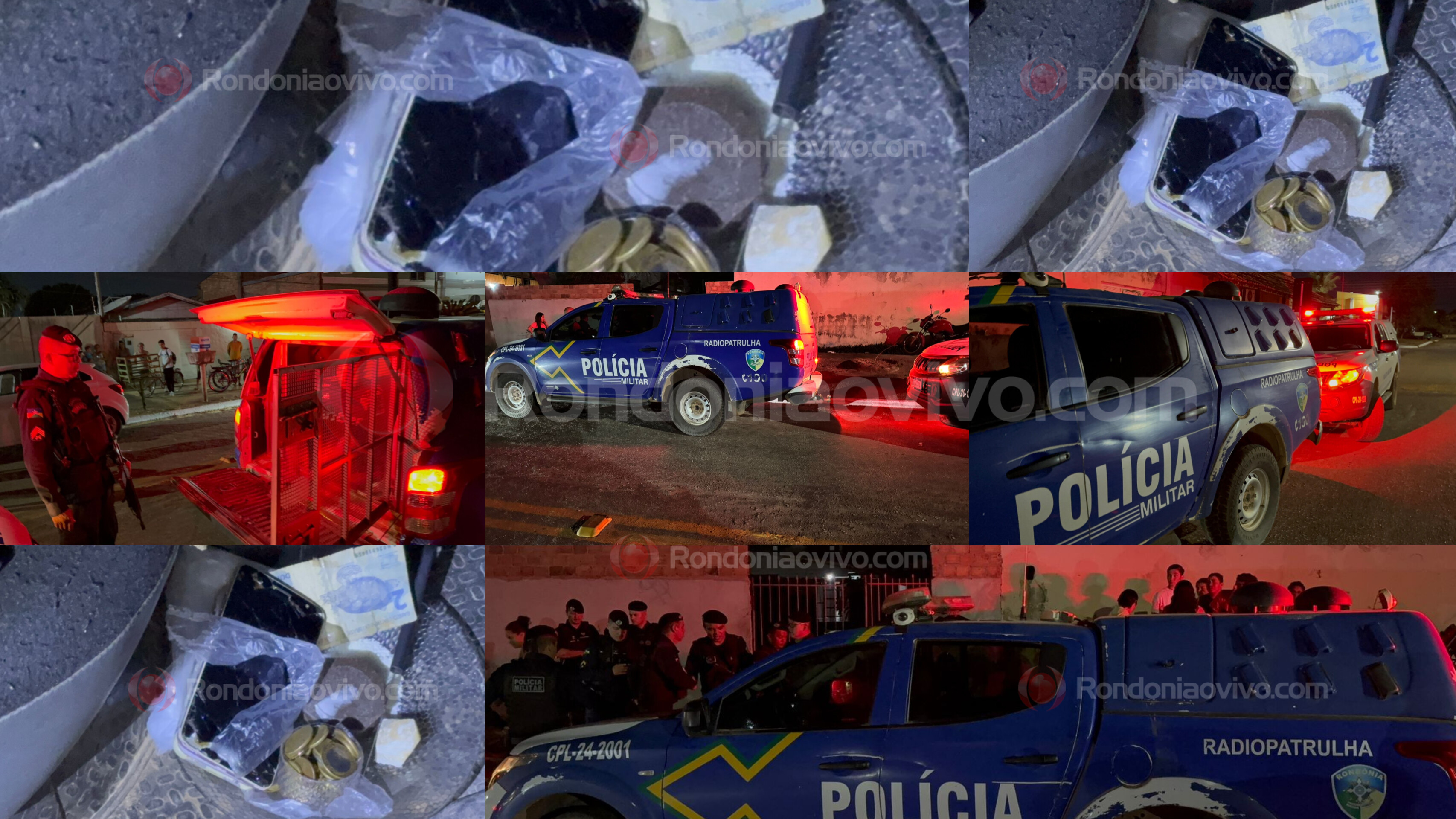 VEJA VÍDEO: Ação da PM prende acusados de tráfico e fecha boca de fumo no Embratel 