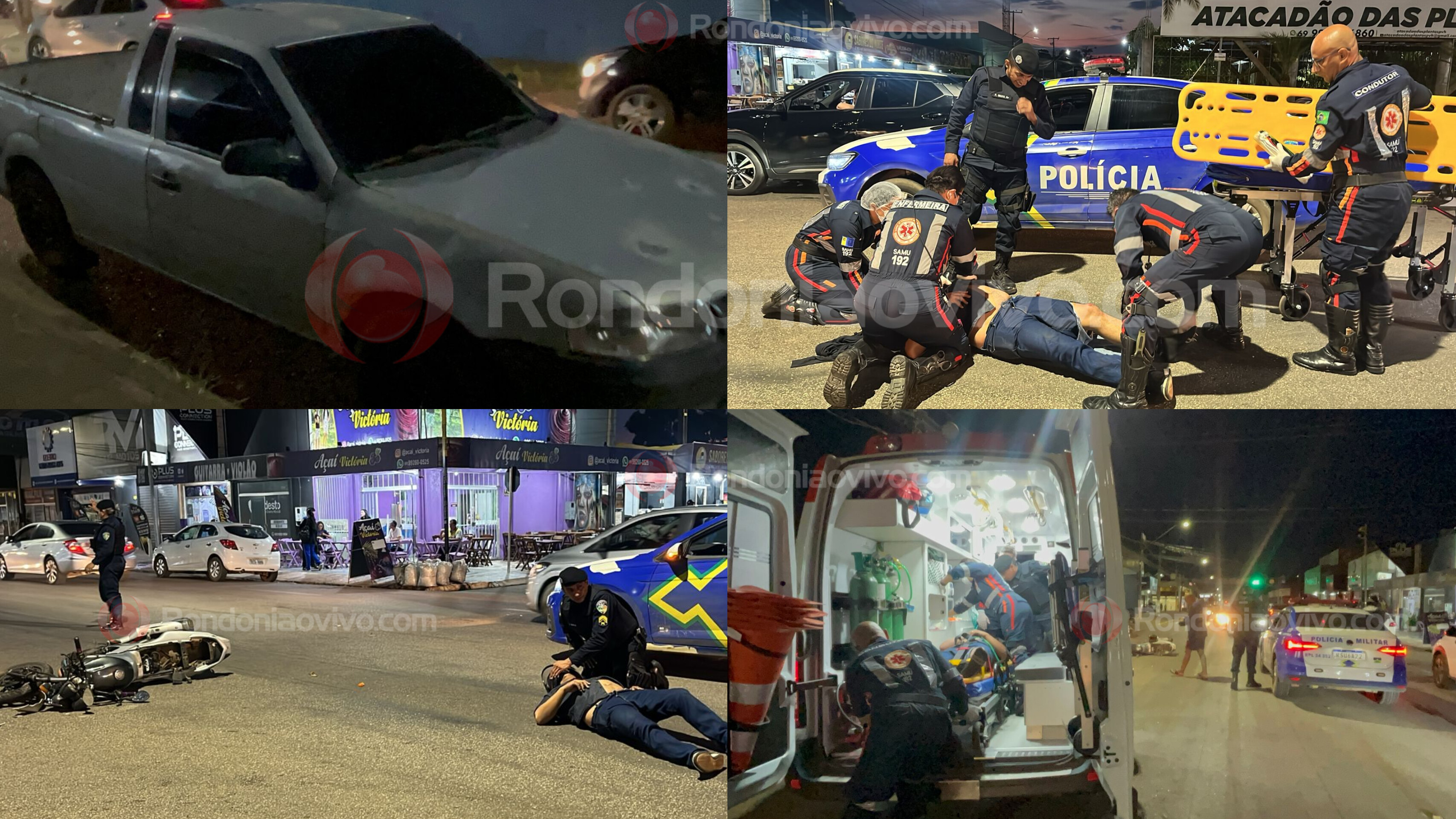 URGENTE: Mais um grave acidente com motociclista é registrado na capital 