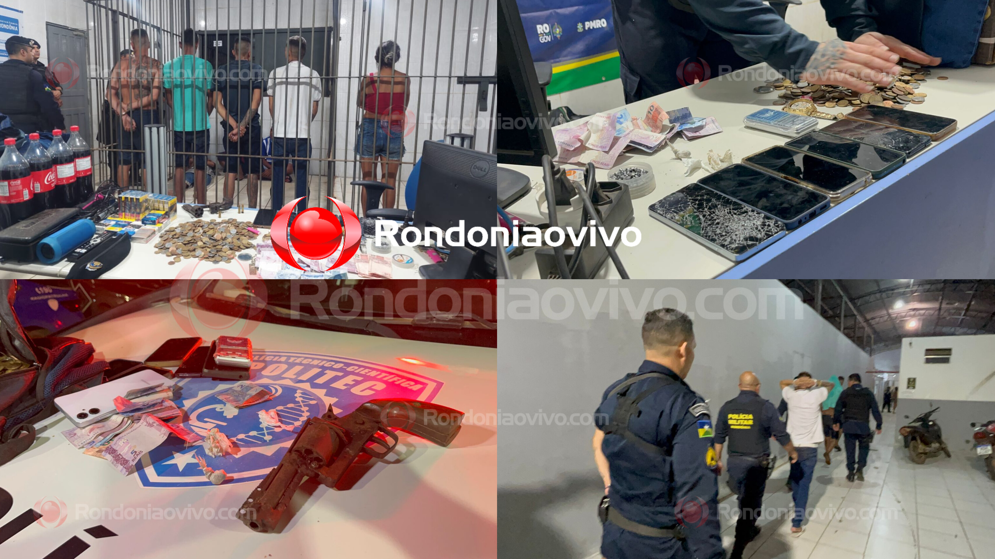 RÁPIDA AÇÃO: Equipe do sargento Machado prende quadrilha do PCC acusada de roubo, tráfico e porte ilegal 