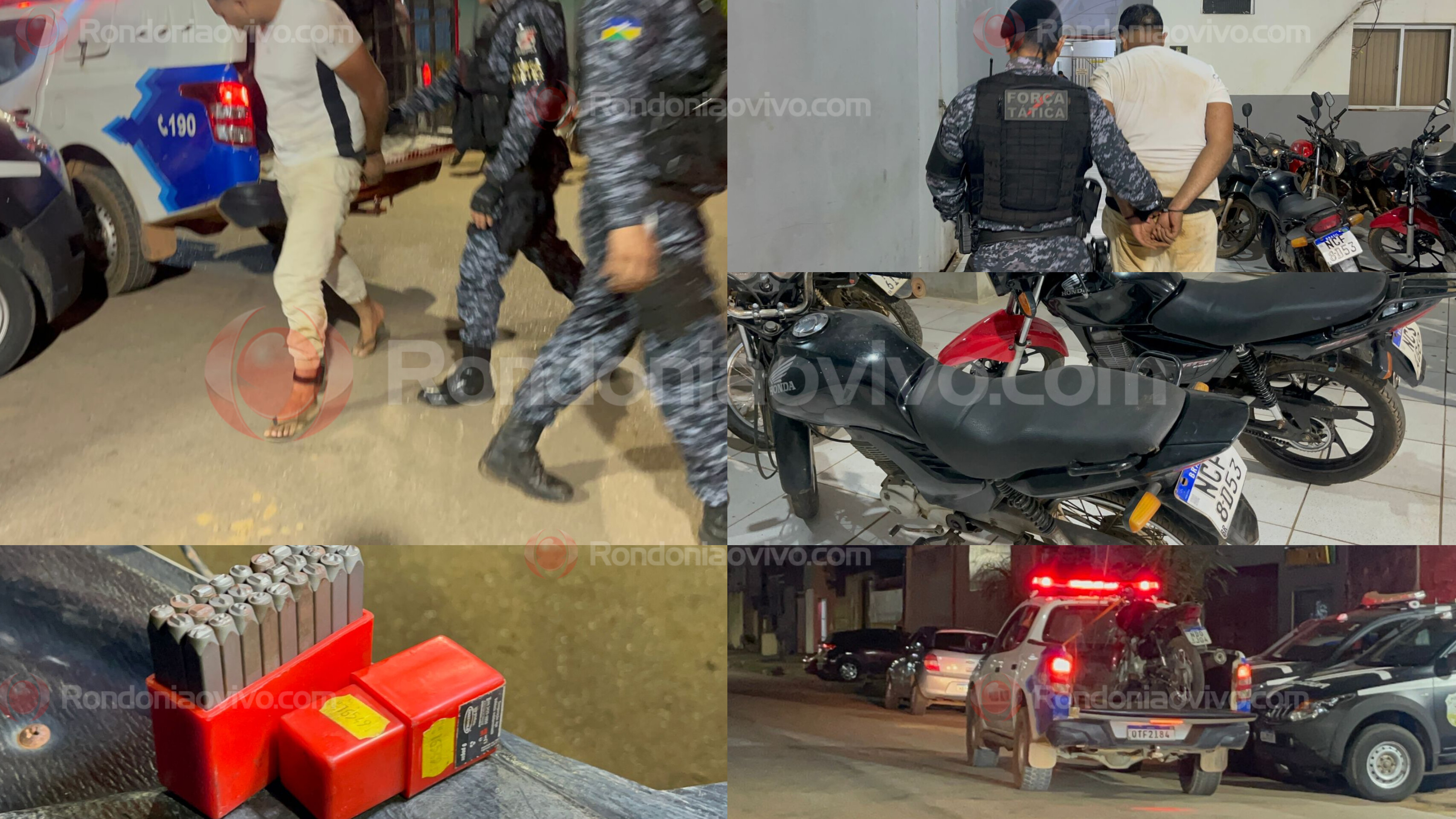 DESCOBERTO: Apenado é preso acusado de roubar e adulterar várias motocicletas