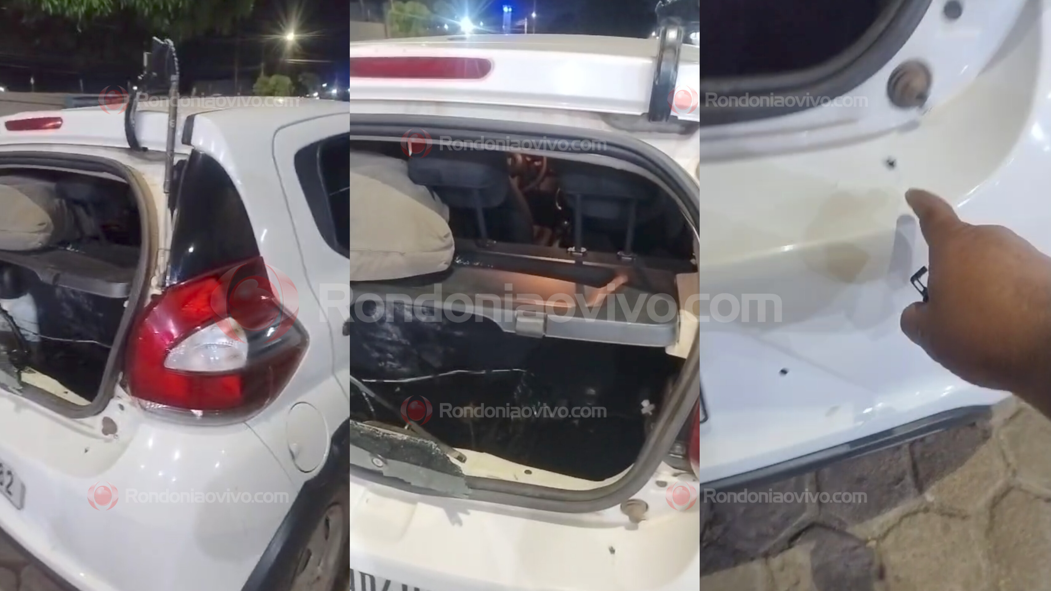 VÍDEO: Passageiro é baleado dentro de carro de aplicativo 