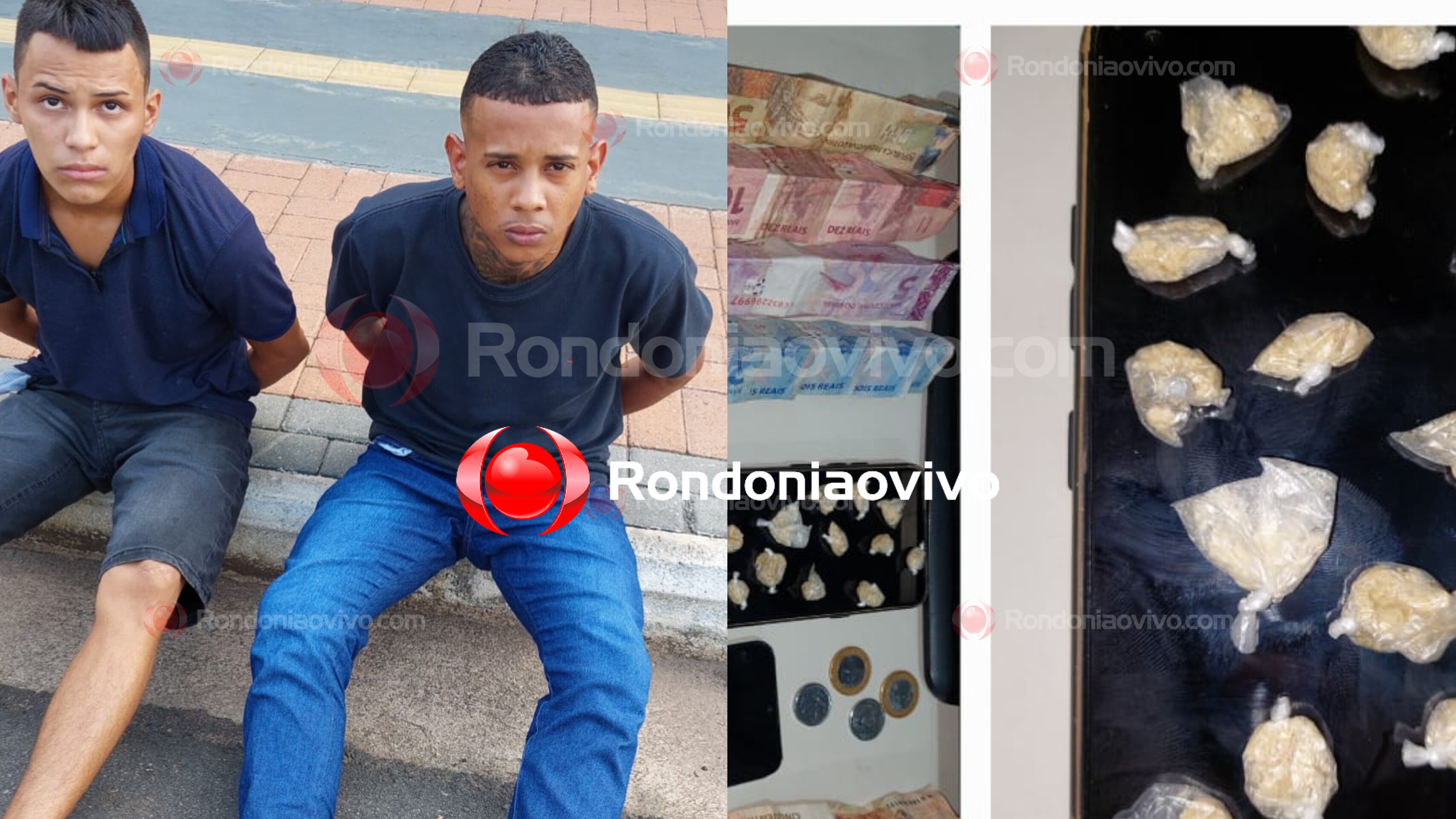 PERTO DA RODOVIÁRIA: Membros do CV são presos por equipe do sargento Machado acusados de tráfico 